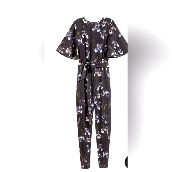 H&M Pants & Jumpsuits Nwot Hm Floral Jumpsuit Poshmark